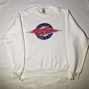 Ray-Ban Sunglasses White Crewneck